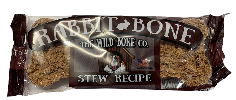 The Wild Bone Co 1812 Stew Dog Biscuit, Jerky, Rabbit, 1 oz