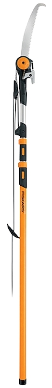 Fiskars 394731-5002 Extendable Tree Pruner, 1-1/4 in Cutting Capacity, Bypass Blade, Steel Blade, Telescopic Handle