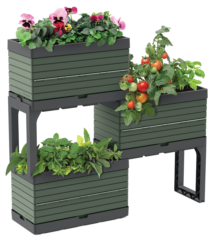 PLANTER GRDN MODULAR POLYP GRN