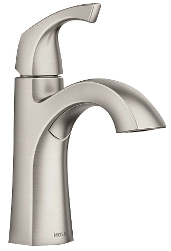 FAUCET BATHROOM 1H SR BRSH NIC