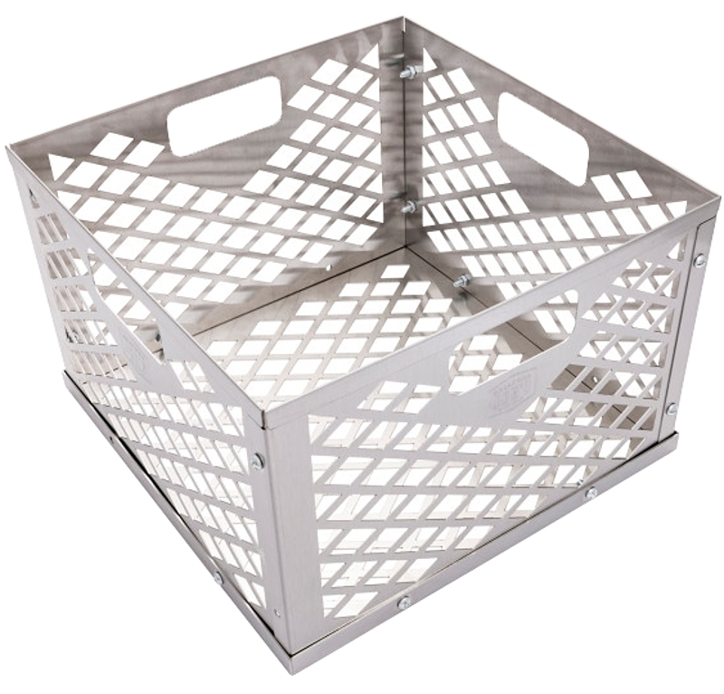 Oklahoma Joe's 5279338P04 Charcoal Firebox Basket, Stainless Steel, Silver