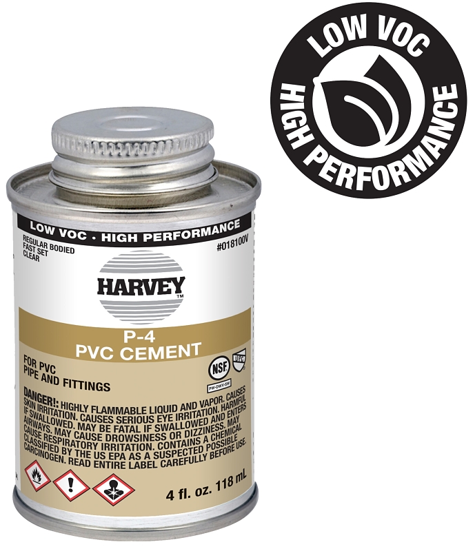 Harvey 18100V-24 Regular-Bodied Fast Set Cement, 4 oz Can, Liquid, Clear