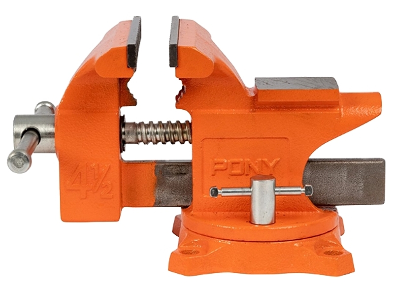 VISE BENCH LT DT W/SWVL BS 4IN