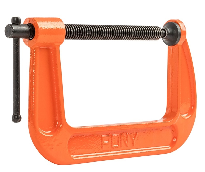 C-CLAMP ADJ STEEL ORANGE 5IN