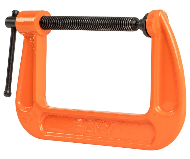 C-CLAMP ADJ STEEL ORANGE 5IN