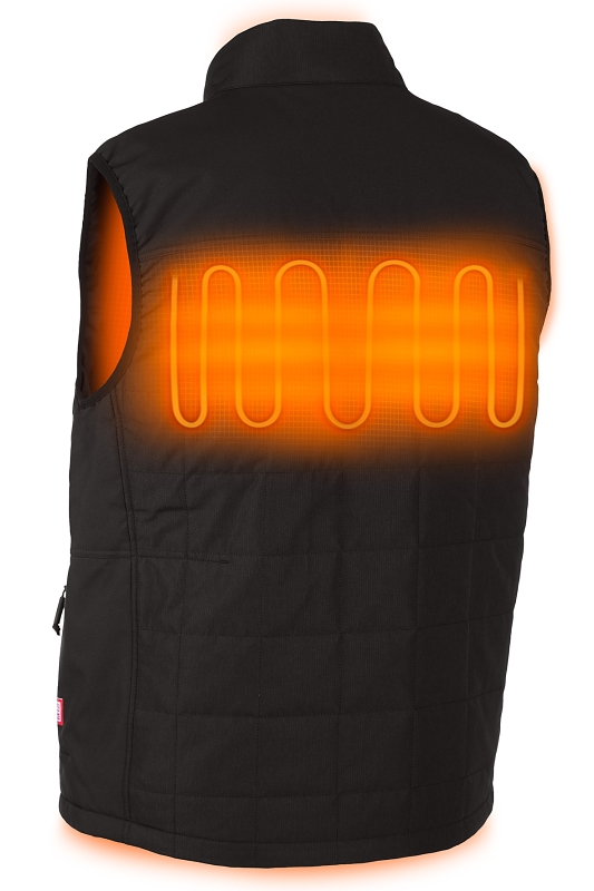 KIT VEST HEAT M12 BLACK LARGE