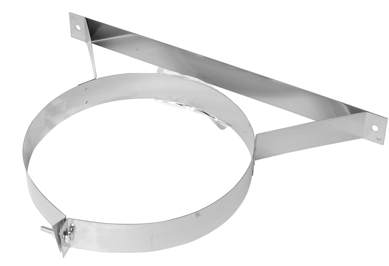 Selkirk JM6WB Wall Band, 6 in Dia, Stainless Steel