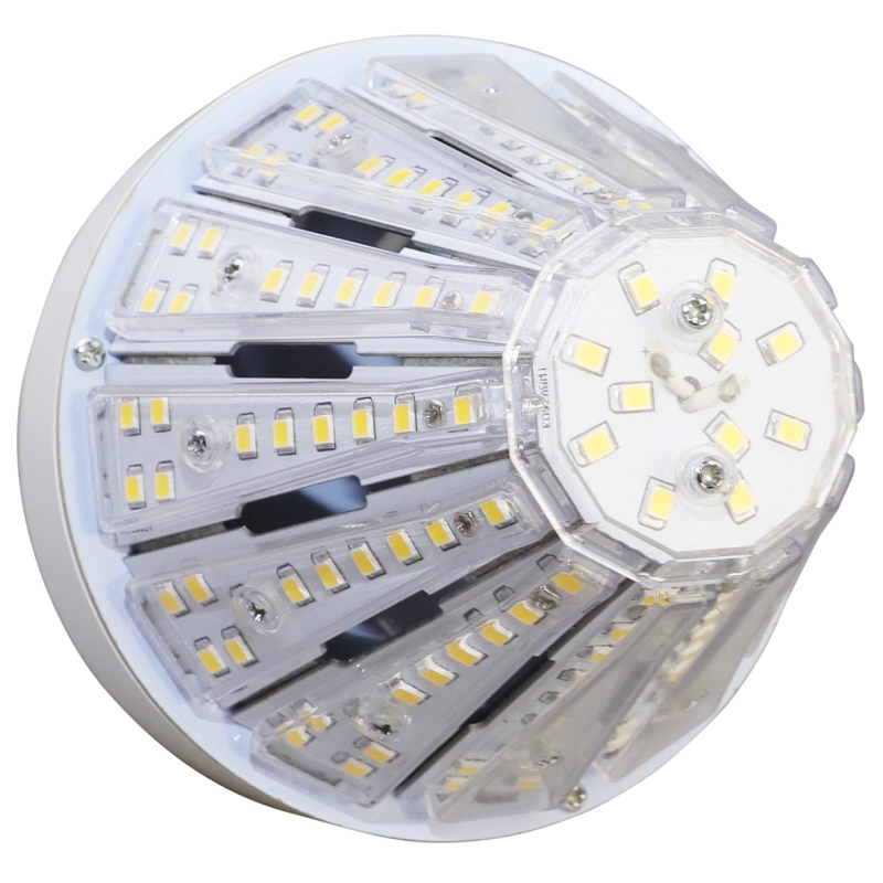 PowerZone GT-CTB-40A LED Bulb, Medium E26, 300 W Equivalent, LED Lamp Base, Daylight Light, 5000 K Color Temp