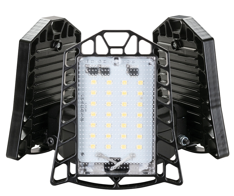 PowerZone GT-BU-G60A LED Panel Bulb, Medium E26, 300 W Equivalent, LED Lamp Base, Daylight Light, 5000 K Color Temp