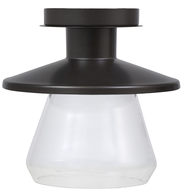 Sylvania 60059 Ceiling Light Fixture, 7.99 in Dia Dimensions, Clear Shade, 120 V, 1-Lamp, LED Lamp, 800 Lumens, 80 CRI