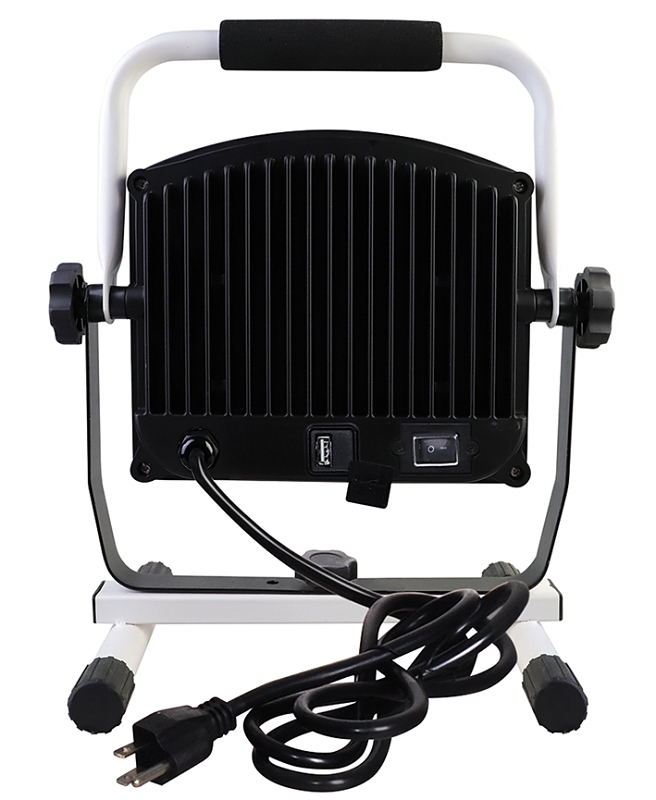 PowerZone GT-506-U LED Work Light, 120 VAC, 68 W, 7000 Lumens, 5000 K Daylight Color Temp