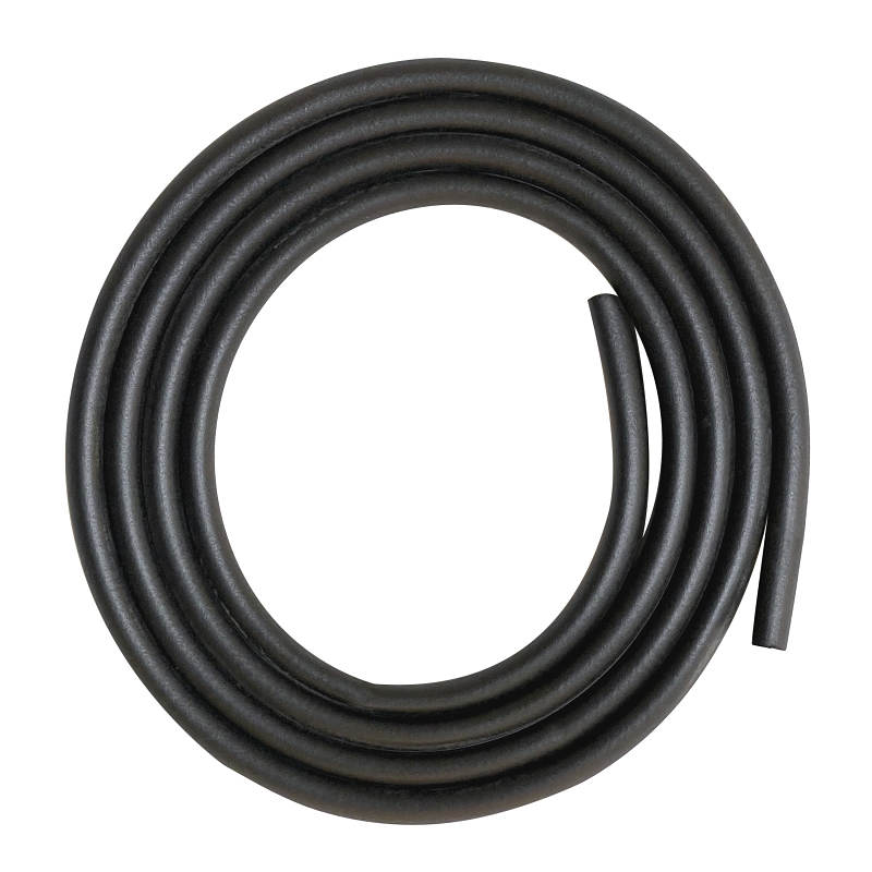 Frost King T81BK Bulb Shape Door Weatherseal, 3/8 in W, 5/8 in Thick, 81 in L, Rubber, Black