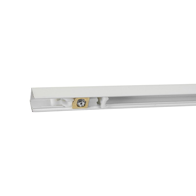 Renin BF1700-09600-BW Hardware Track Set, 96 in L Track, Steel, For: 3/4 to 1-3/4 in THK Bifold Door