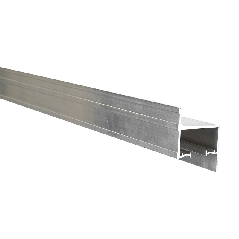 Renin AW0162F-07200-ALBB Hardware and Track Set, 72 in L Track, Aluminum, Wall, For: 1 to 1-3/4 in THK Sliding Door