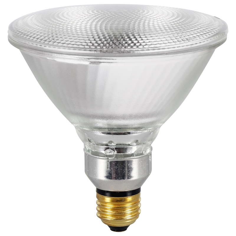 Sylvania 10719 Halogen Reflector Lamp, 60 W, Medium E26 Lamp Base, PAR38 Lamp, Bright White Light, 1070 Lumens