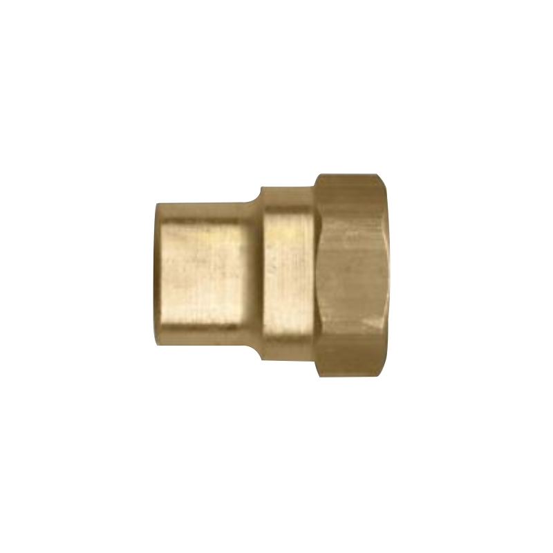 Fairview 46SW-10BP Pipe Connector, 1/2 x 1/4 in, Sweat x FIP, Brass