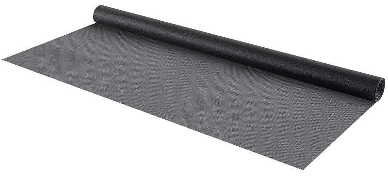 M-D 14154 Screen Mesh, 25 ft L, 4 ft W, Fiberglass, Charcoal