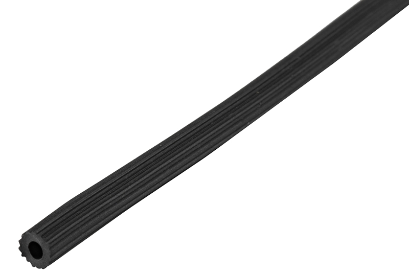 M-D 14158 Spline, 0.125 in D, 100 ft L, Vinyl, Black, Round
