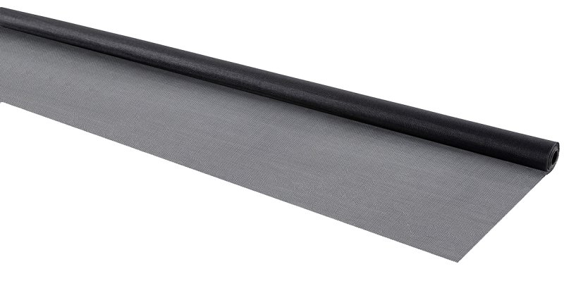 M-D Pool and Patio Series 14155 Screen Mesh, 25 ft L, 72 in W, Fiberglass, Charcoal