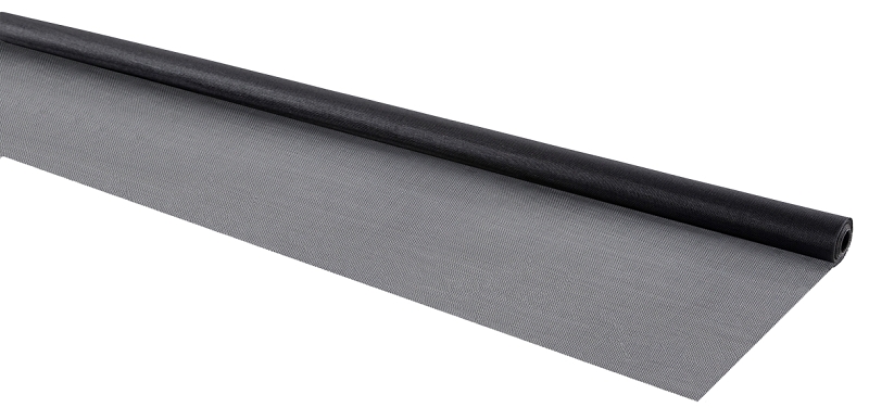 M-D 14256 Screen Mesh, 25 ft L, 60 in W, Fiberglass, Charcoal