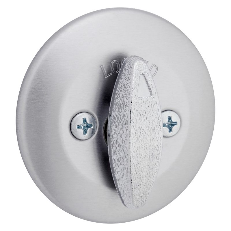Kwikset 660 26D RCAL RCS Deadbolt, Metal, Satin Chrome, 2-3/8, 2-3/4 in Backset, K3 Keyway, 1-3/4 to 1-3/8 in Thick Door