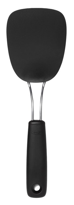 Good Grips 65191 Flexible Turner, 3 in W Blade, Nylon Blade, Black