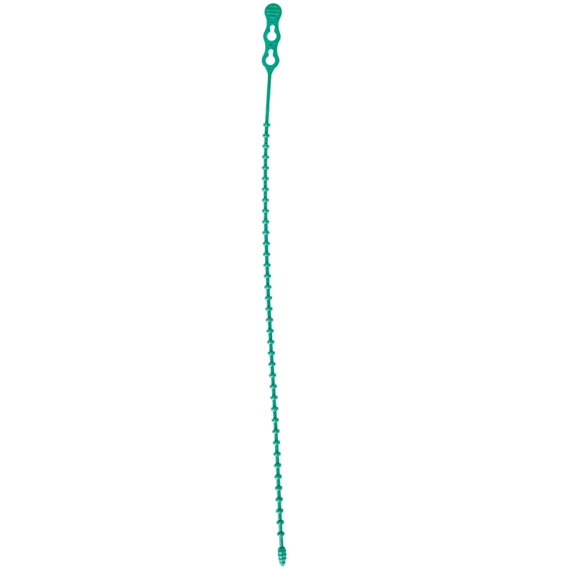 Gardner Bender 45-18BEADGN Cable Tie, 1/2 in Max Bundle Dia, Resin, Green, 18 in L