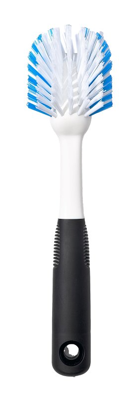 Good Grips 21691 Dish Brush, Nylon Bristle, 11 in L, Black