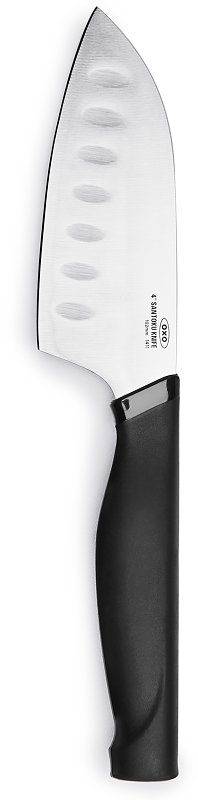 Good Grips 23081 Mini Santoku Knife, 4 in L Blade, Stainless Steel Blade