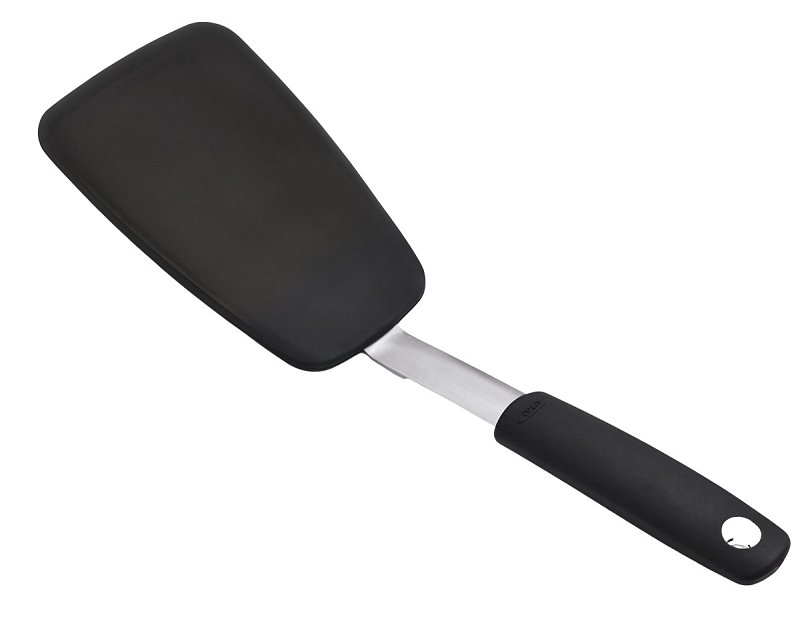 Good Grips 1071534 Flexible Turner, 3-1/4 in W Blade, Silicone Blade