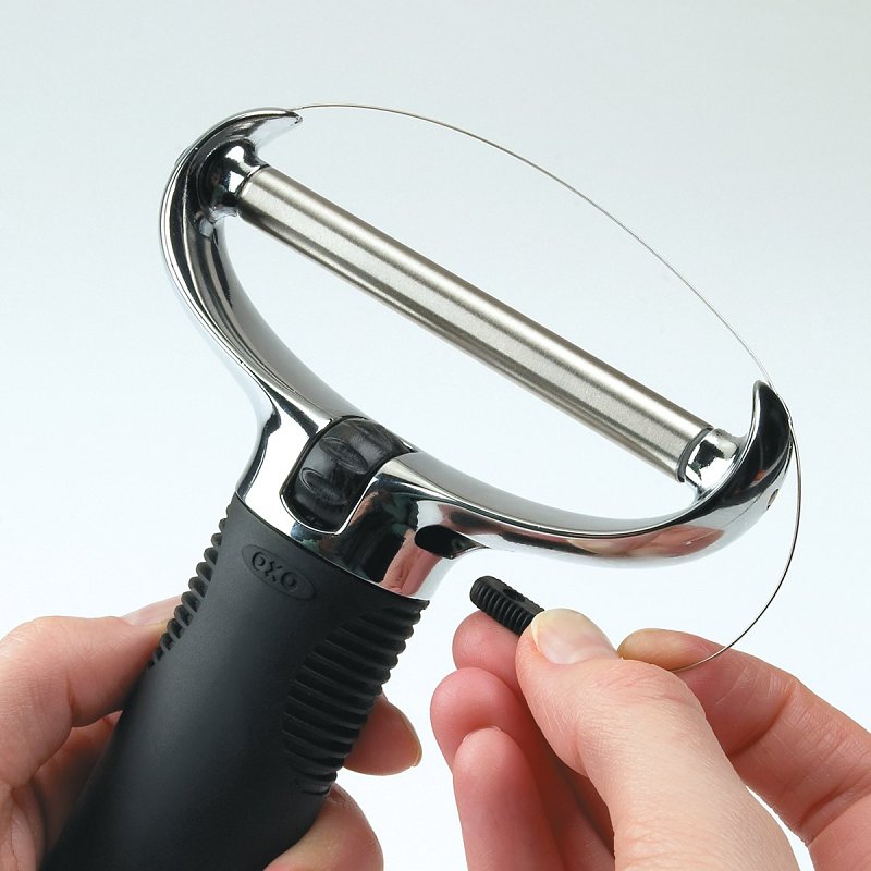 Good Grips 1071567V3 Cheese Slicer, Zinc Blade, Dishwasher Safe