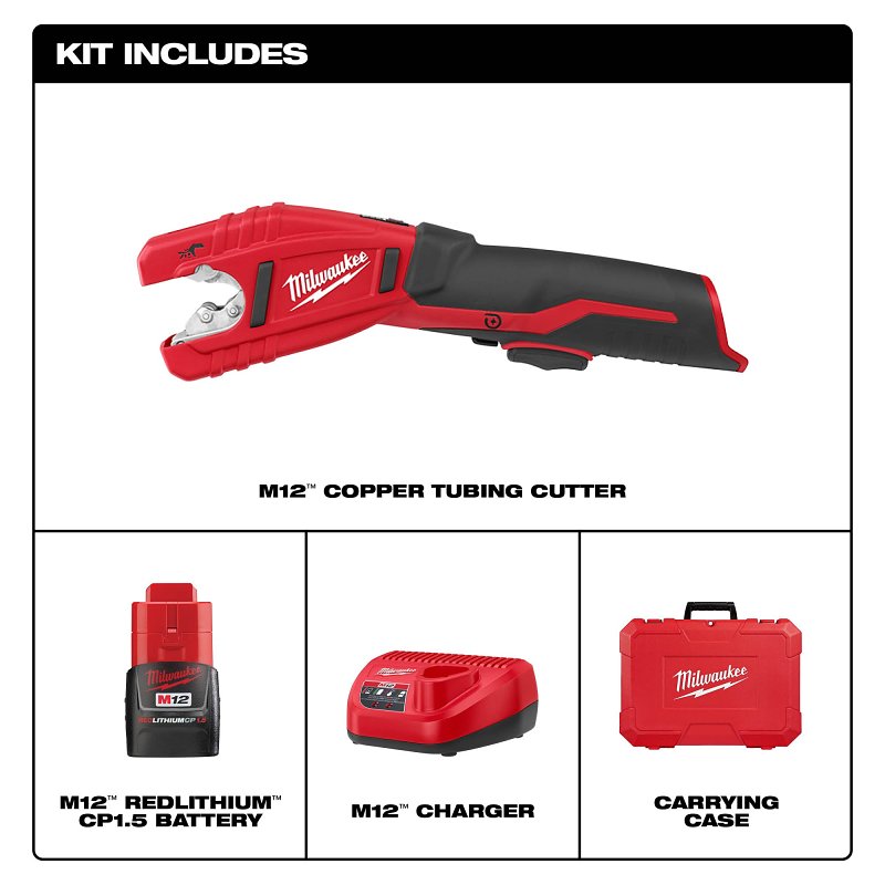 KIT CUTTER TUBING COPPER M12