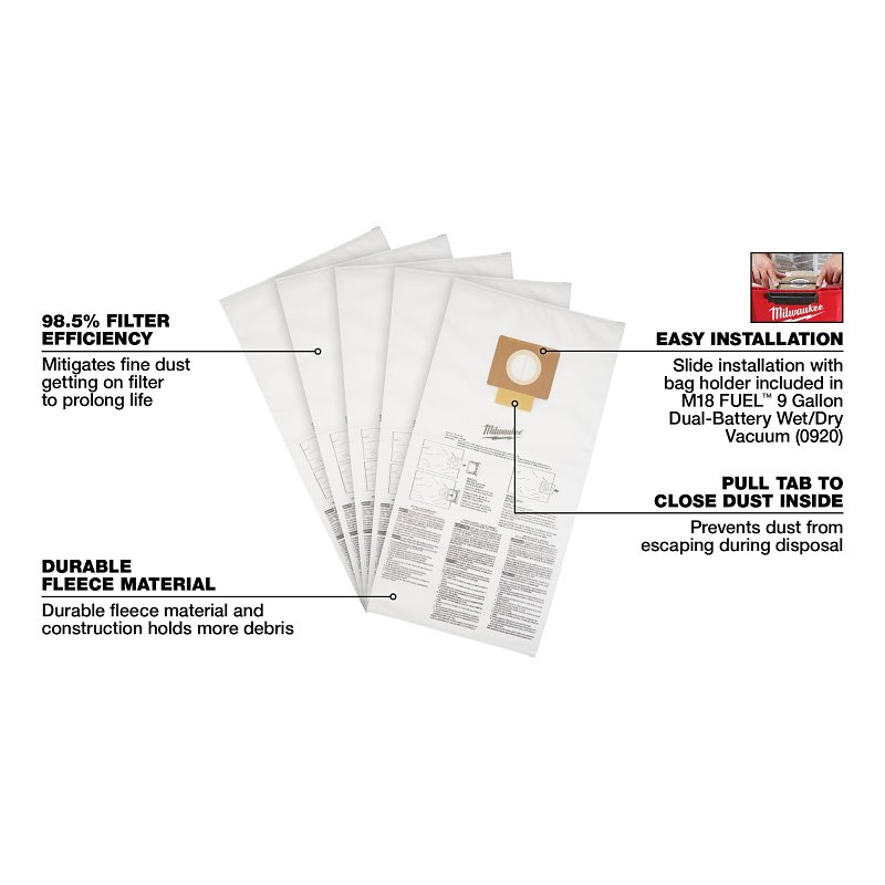 BAG DUST FLEECE 9GA