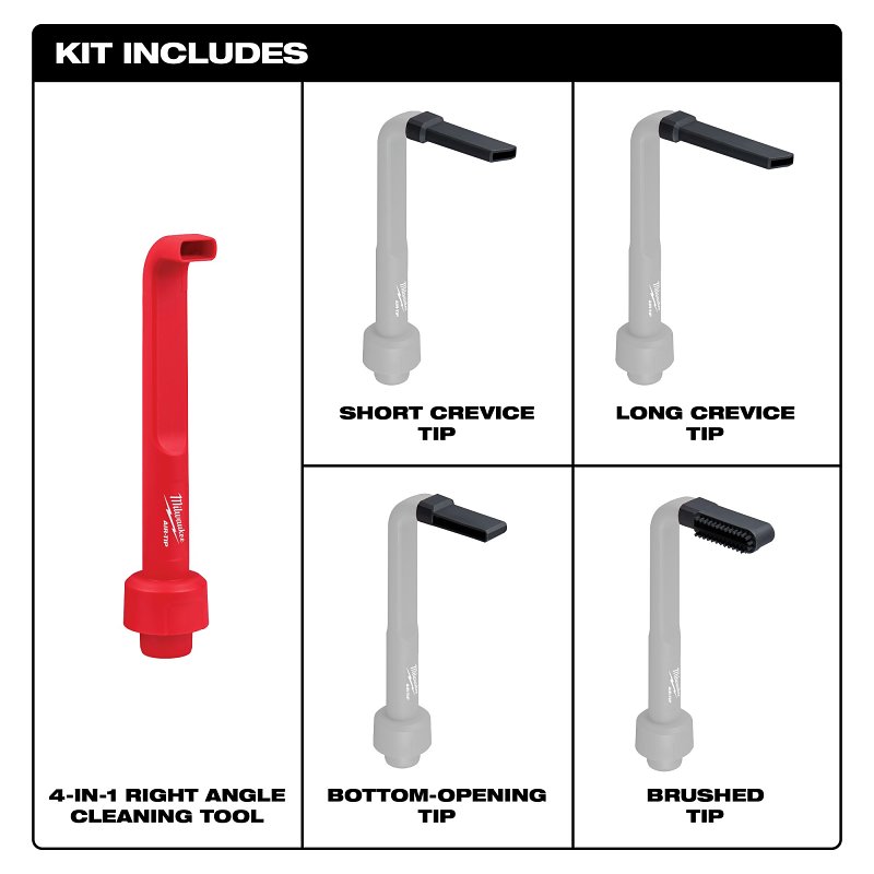 TOOL CLEANING RIGHT ANG 4 IN 1