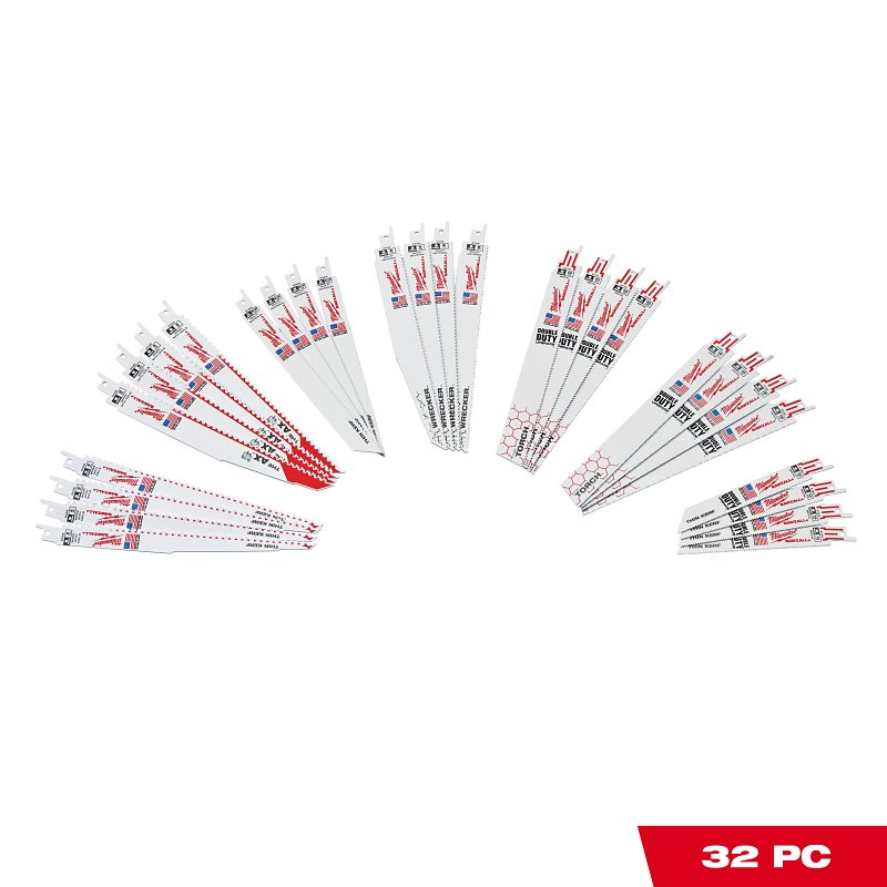 SET BLADE MEGA SAWZALL 32 PC
