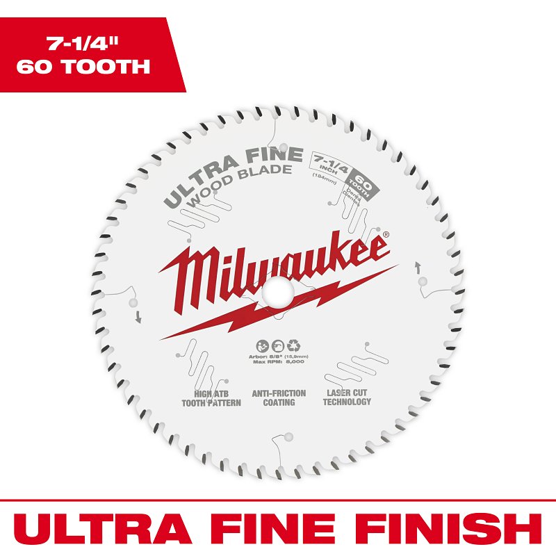 BLADE SAW CIR FF 60T 7-1/4IN