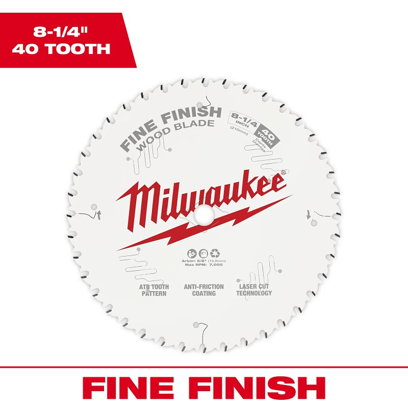 BLADE SAW CIR FF 40T 8-1/4IN