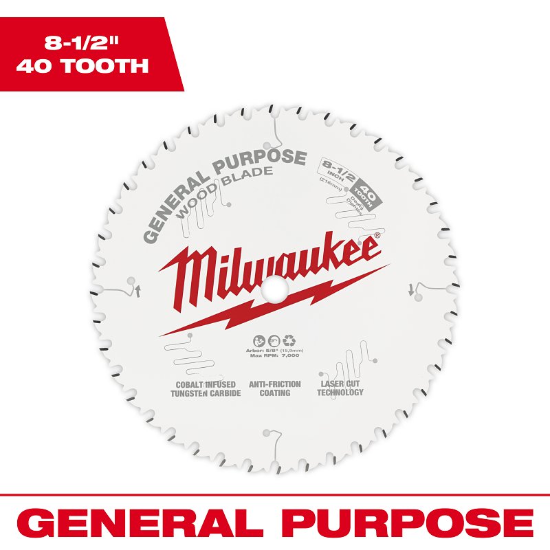 BLADE SAW CIR GP 40T 8-1/2IN