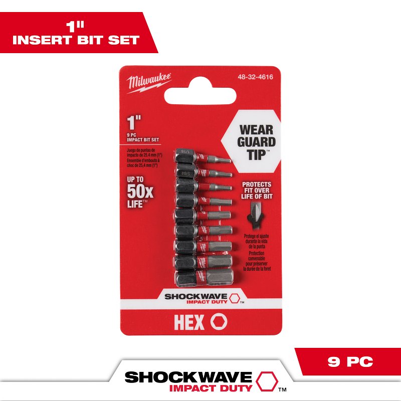 BIT INSERT SET IMPACT HEX
