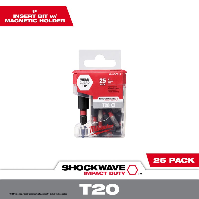 BIT INSERT IMPACT TORX T20