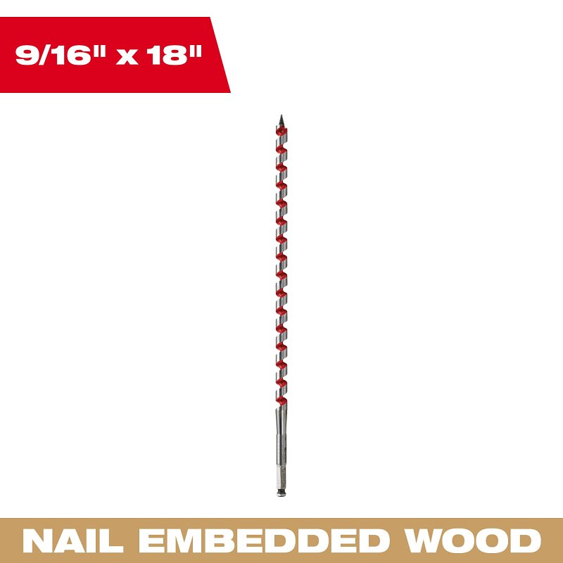 BIT AUGER SHIP 9/16 X 18IN
