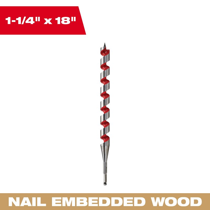 BIT AUGER SHIP 1/4 X 18IN
