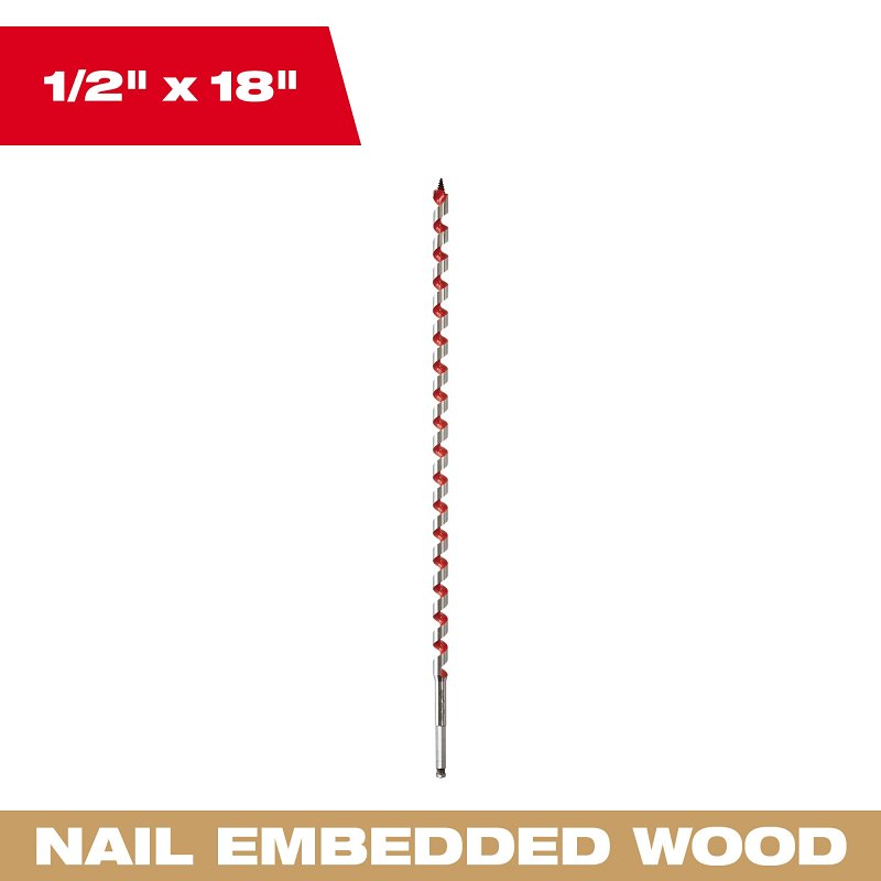 BIT AUGER SHIP 1/2 X 18IN