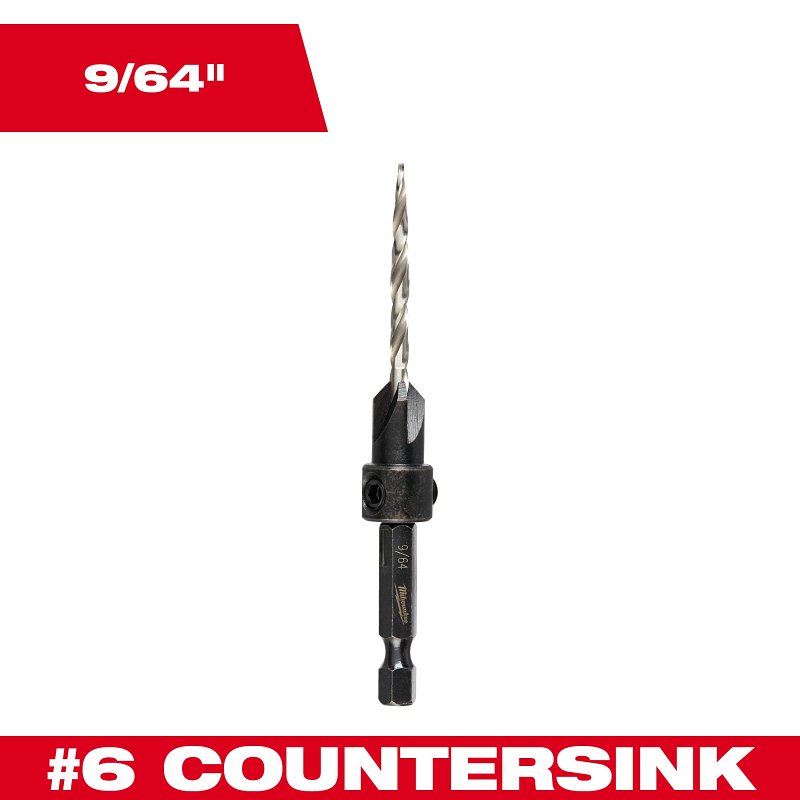 BIT DRILL CSINK NO6 X 9/16IN