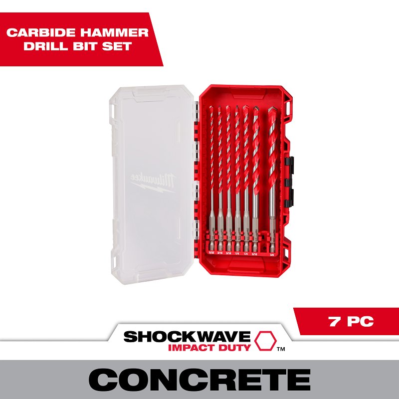 KIT HAMMER DRILL BIT CARBIDE