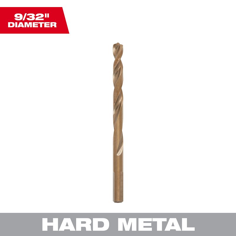 BIT DRILL COBALT 9/32IN