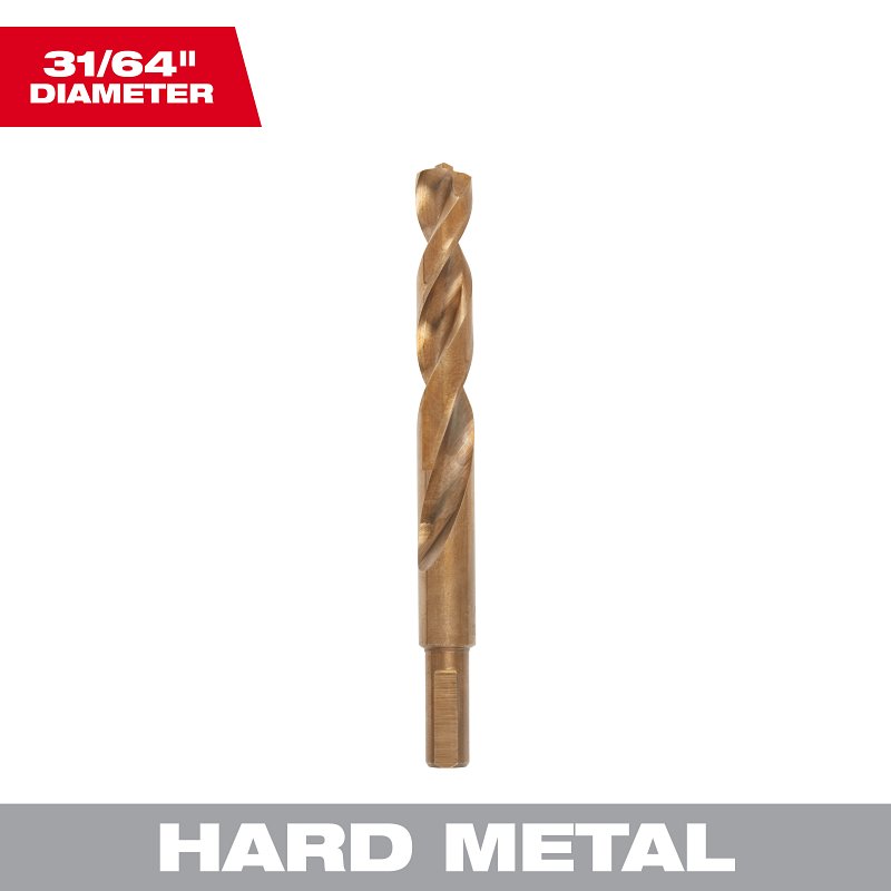 BIT DRILL COBALT 31/64IN