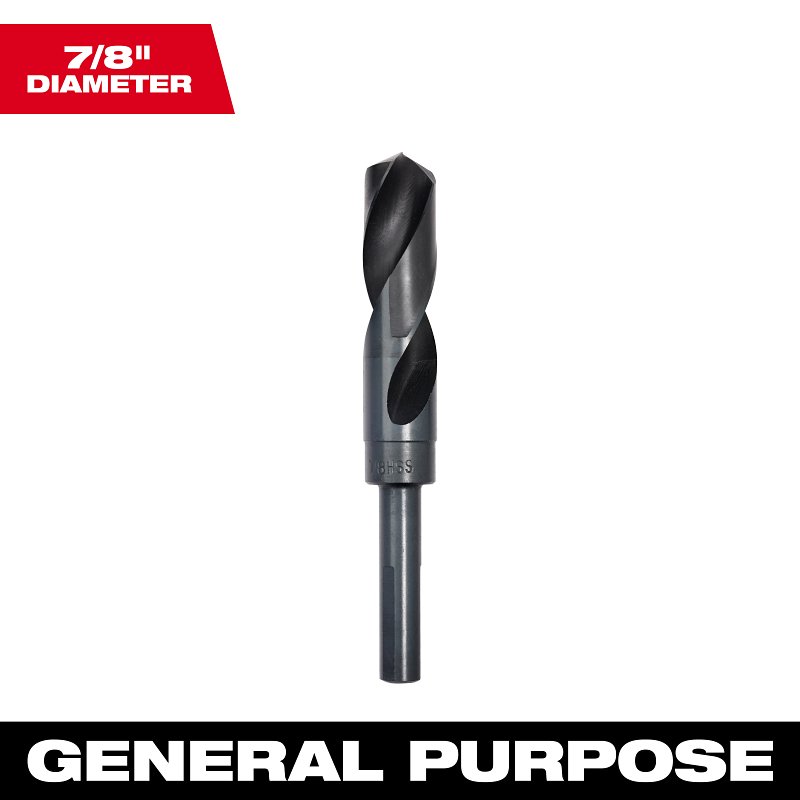 BIT DRILL S&D BLK OXIDE 7/8IN