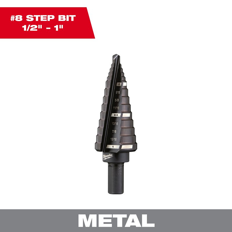 BIT DRL STEP NO8 1/2-1X1/16IN