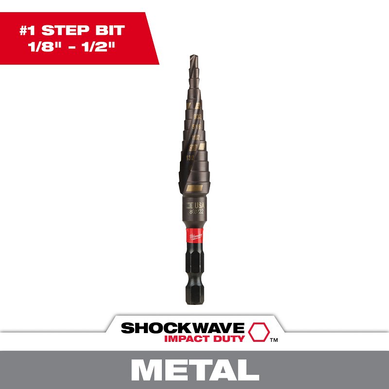BIT STEP TIALN NO1 X 1/8-1/2IN